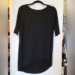 Solid Black Lularoe Top XS